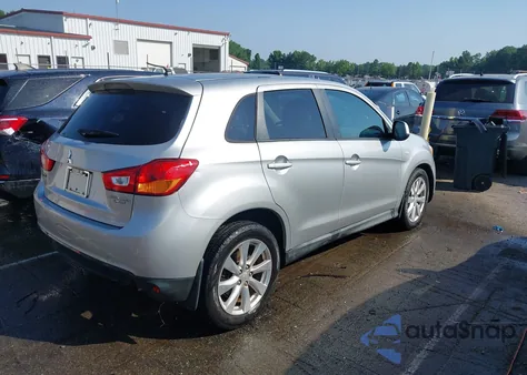 2013 Mitsubishi Outlander Sport Es from USA, damaged, VIN 4A4AP3AUXDE003010